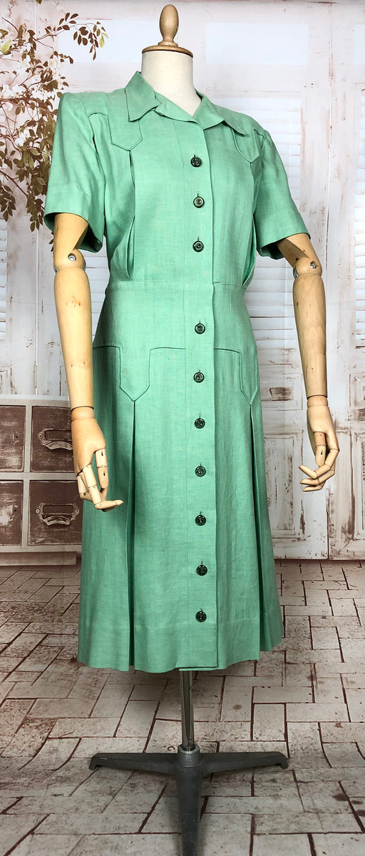 Amazing Original 1940s Volup Vintage Mint Green CC41