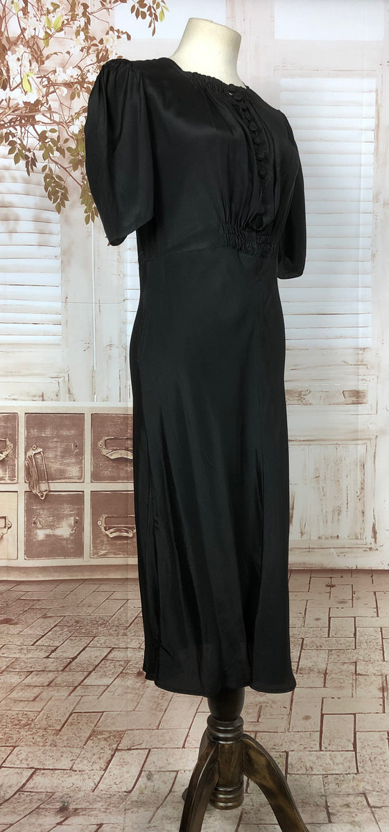 1930s sales black dress