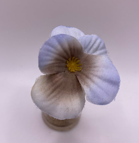 Gorgeous Vintage Pale Blue Sweet Pea Flower Buttonhole Boutonnière