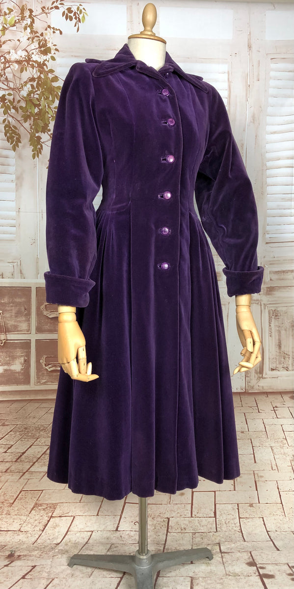 1940s Stanwyck Jacket - Aubergine main image 1