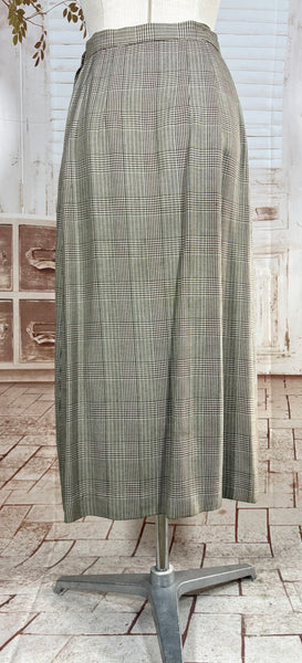 1940s Checked Swing Jacket Suit