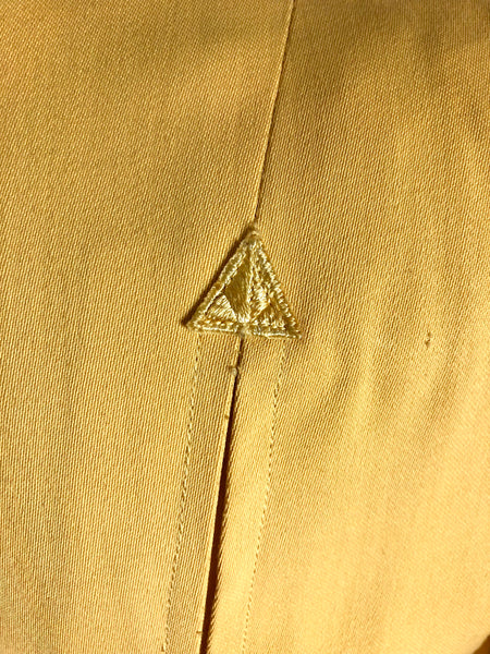 Exquisite 1940s Mustard Yellow Arrow Western Wear Blazer