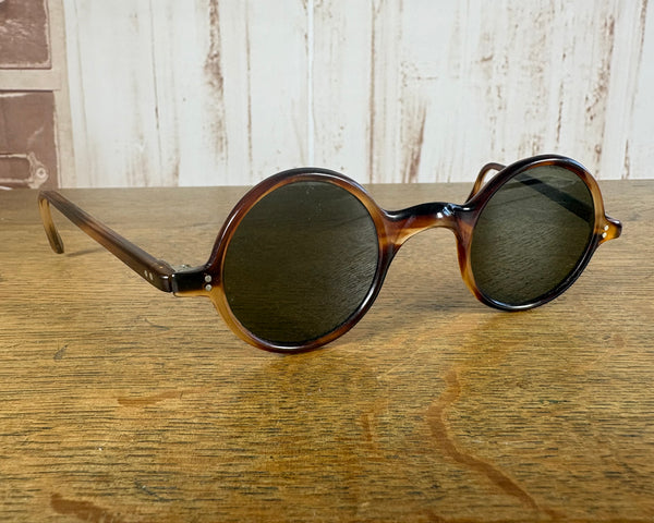 Stunning Original 1930s 30s Vintage Round Sunglasses