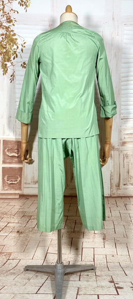 Super Rare 1920s Three Piece Beach Pyjama Set
