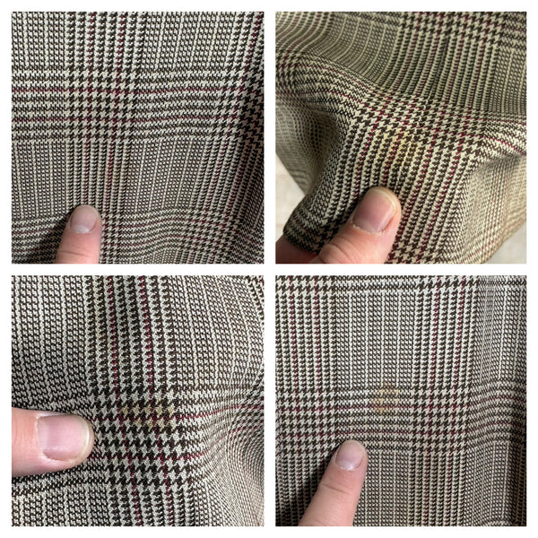 1940s Checked Swing Jacket Suit