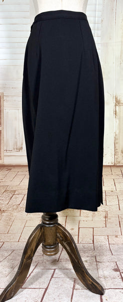 Exceptional Rare 1940s Black Label Lilli Ann Suit - Femme Fatale