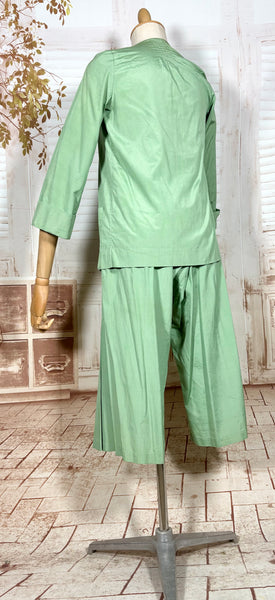 Super Rare 1920s Three Piece Beach Pyjama Set