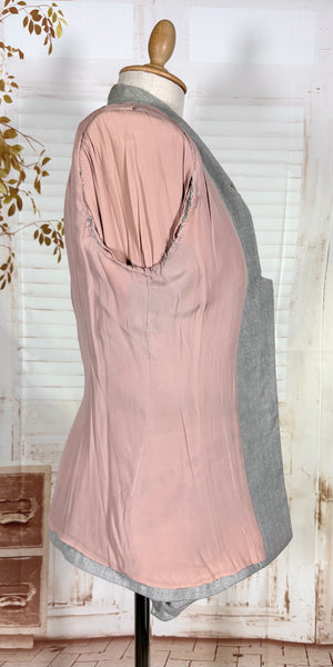 Fabulous Volup 1950s Grey Lilli Ann Blazer