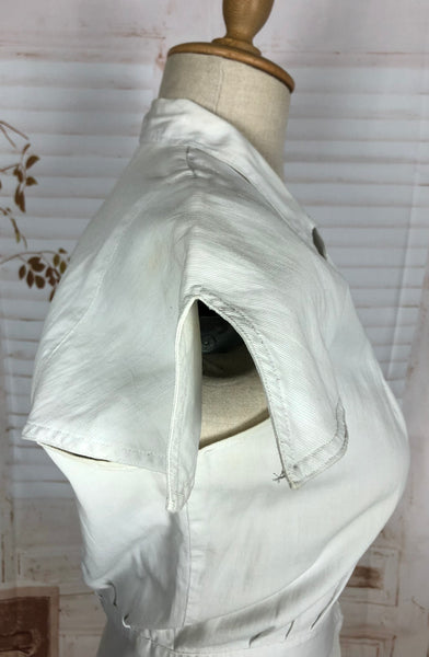 Super Rare 1940s White Tennis Sport Dress By Sportsembles