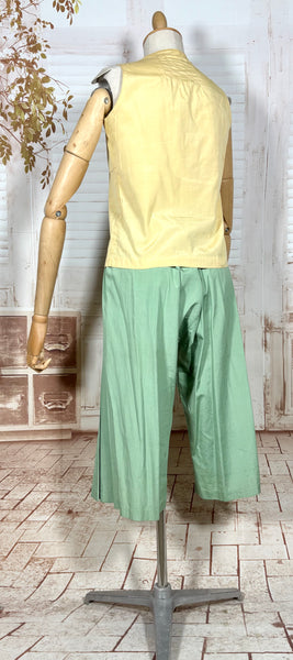 Super Rare 1920s Three Piece Beach Pyjama Set