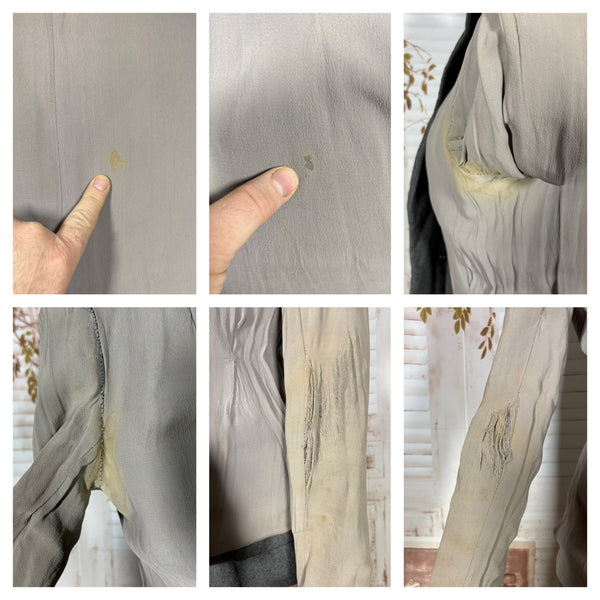 Fabulous Grey 1930s Double Breasted Skirt Suit