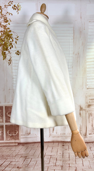 Easy To Wear Late 1940s Snow White Swing Jacket