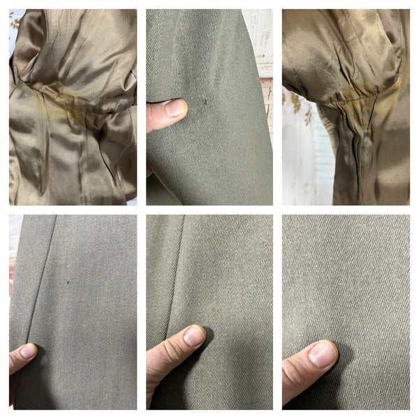 Late 1930s to Early 1940s Warm Grey Wool Skirt Suit – Fields of Milwaukee