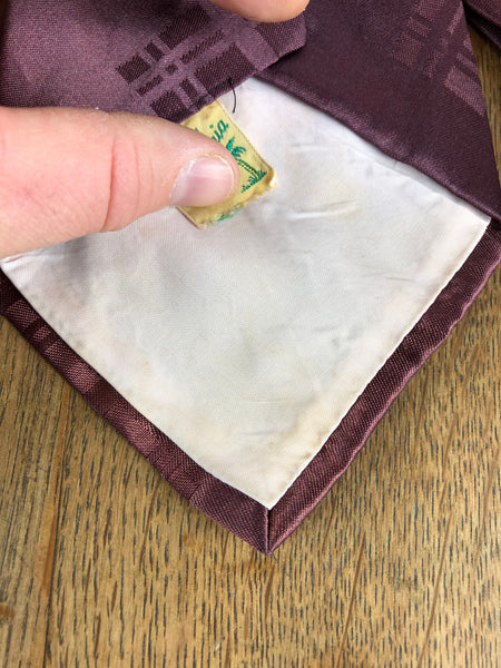 Original 1940s American Rayon Swing Tie Made In California