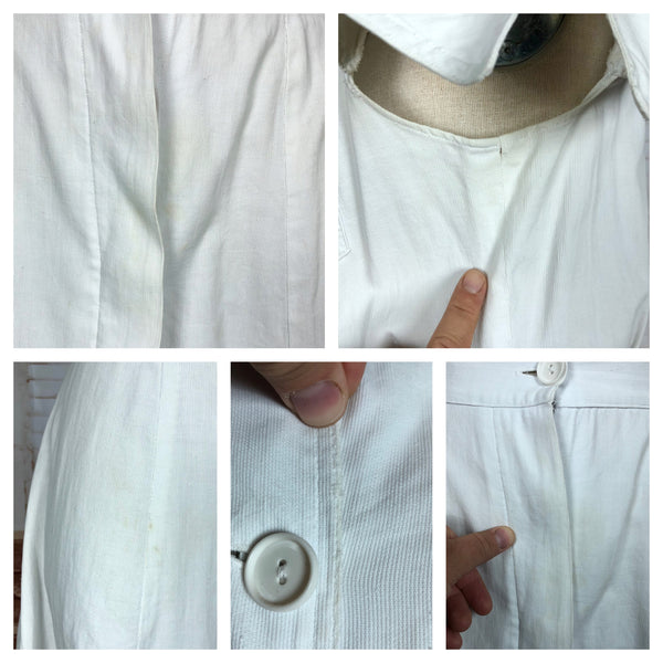 Super Rare 1940s White Tennis Sport Dress By Sportsembles