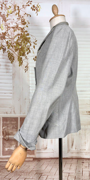 Fabulous Volup 1950s Grey Lilli Ann Blazer