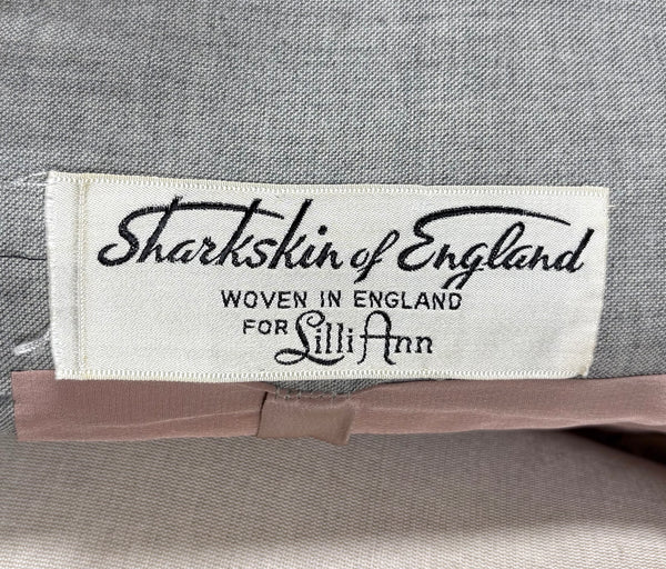 Iconic 1950s Grey Lilli Ann Blazer | Blade Runner Style