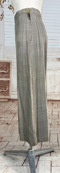 1940s Checked Swing Jacket Suit