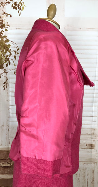 Fabulous Barbie Pink 1950s Skirt Suit By Adele California