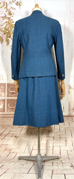 1940s Blue Wool Skirt Suit – The M.M. Cohn Co., Little Rock