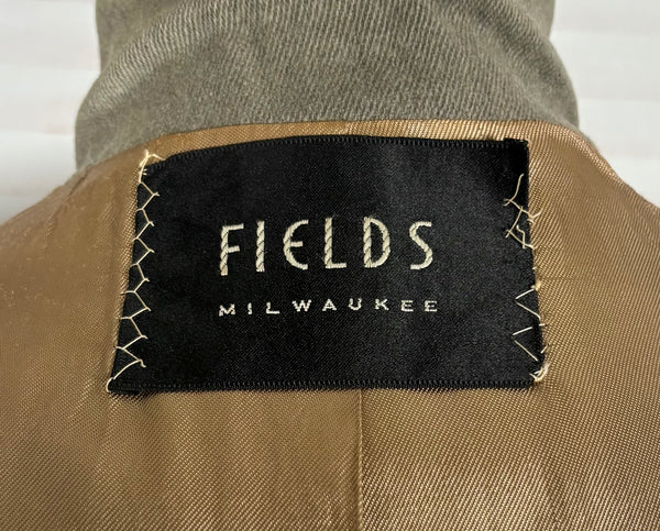 Late 1930s to Early 1940s Warm Grey Wool Skirt Suit – Fields of Milwaukee