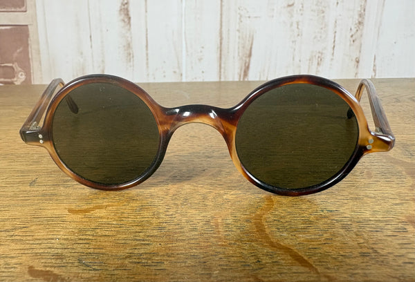 Stunning Original 1930s 30s Vintage Round Sunglasses