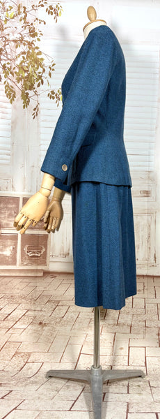 1940s Blue Wool Skirt Suit – The M.M. Cohn Co., Little Rock