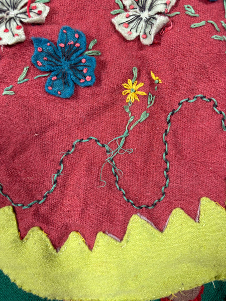 Amazing 1940s Green Mexican Tourist Jacket