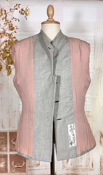 Fabulous Volup 1950s Grey Lilli Ann Blazer