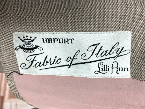 Rare 1950s Striped Lilli Ann Blazer In Earth Tones - Bladerunner Style