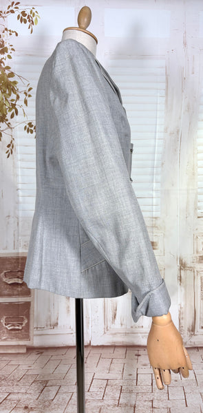 Fabulous Volup 1950s Grey Lilli Ann Blazer