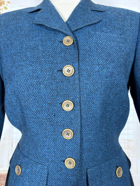 1940s Blue Wool Skirt Suit – The M.M. Cohn Co., Little Rock