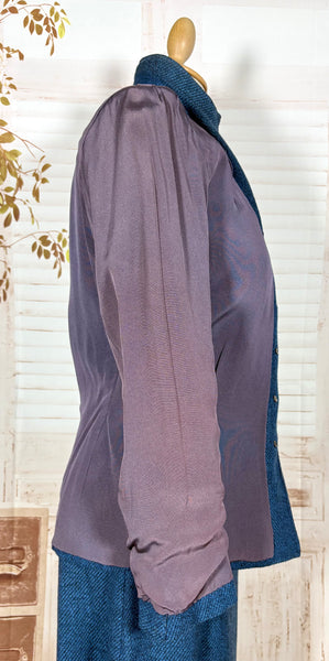 1940s Blue Wool Skirt Suit – The M.M. Cohn Co., Little Rock