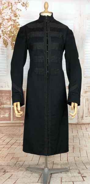 Rare Military Inspired Edwardian / 1920s Fitted Coat