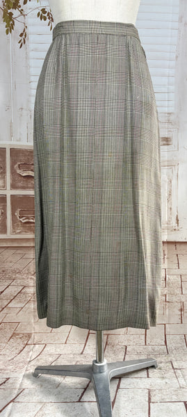 1940s Checked Swing Jacket Suit