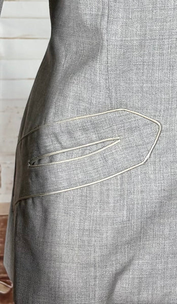 Fabulous Volup 1950s Grey Lilli Ann Blazer