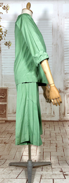 Super Rare 1920s Three Piece Beach Pyjama Set