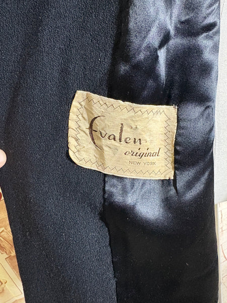 Exceptionally Rare 1940s Gold Lamé Embroidered Coat By Evalen