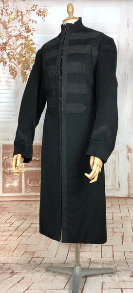 Rare Military Inspired Edwardian / 1920s Fitted Coat