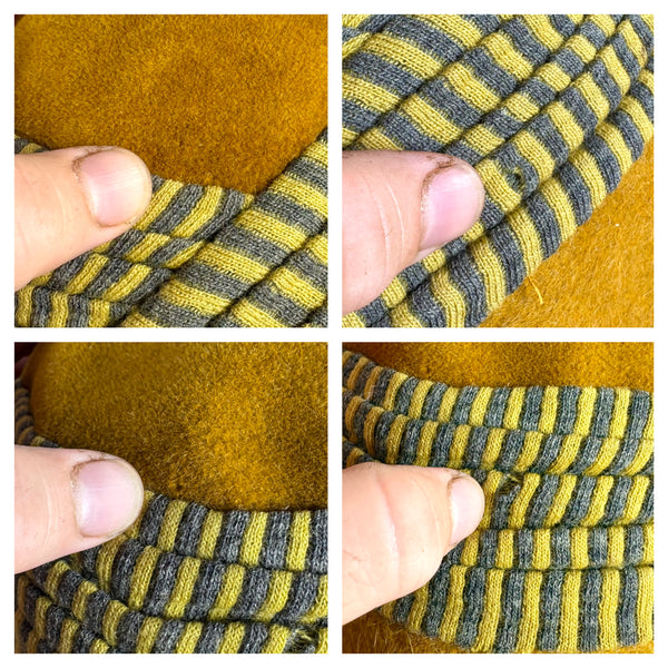 Rare Mustard Yellow Late 1920s / Early 1930s Hat