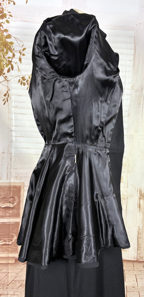 Exceptional Rare 1940s Black Label Lilli Ann Suit - Femme Fatale