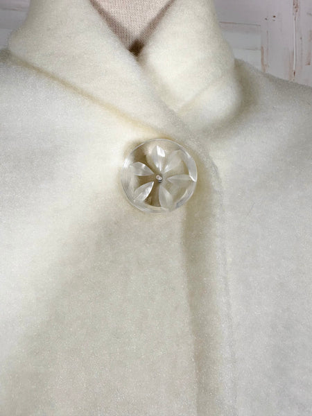 Easy To Wear Late 1940s Snow White Swing Jacket