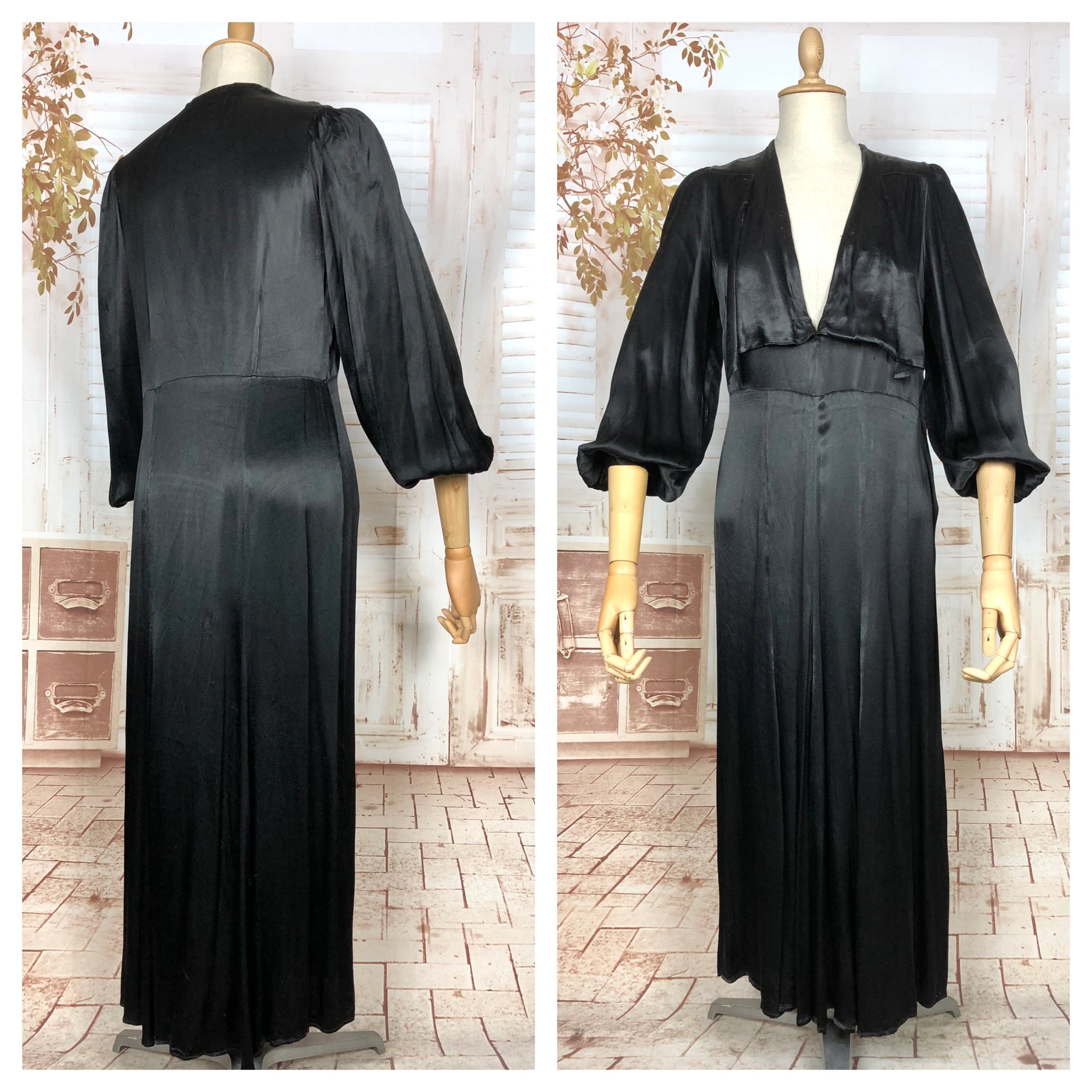 1940s satin dress best sale