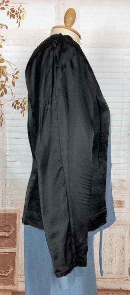 Stunning Periwinkle Blue 1940s Suit With Rouleau Waist Tie