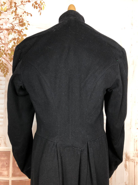 Rare Military Inspired Edwardian / 1920s Fitted Coat
