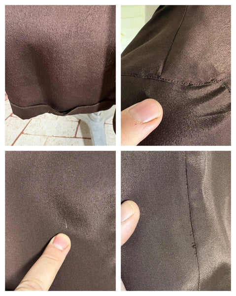 Exceptional 1930s Brown Caped Duster Coat