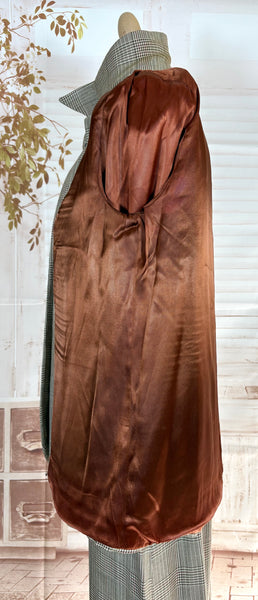 1940s Checked Swing Jacket Suit