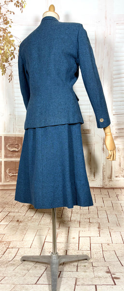 1940s Blue Wool Skirt Suit – The M.M. Cohn Co., Little Rock