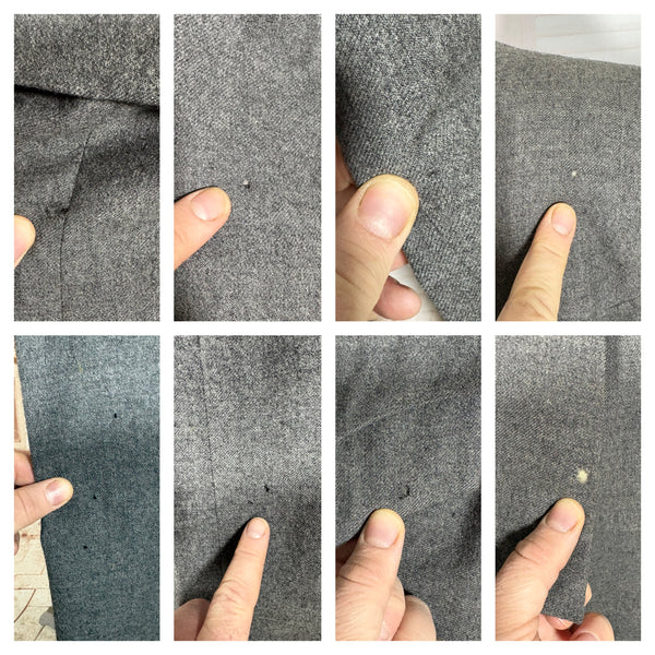 Fabulous Grey 1930s Double Breasted Skirt Suit