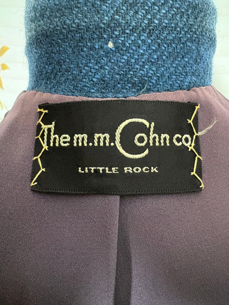 1940s Blue Wool Skirt Suit – The M.M. Cohn Co., Little Rock